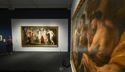 Dos de las obras de Pedro Pablo Rubens, expuestas en CaixaForum Barcelona.