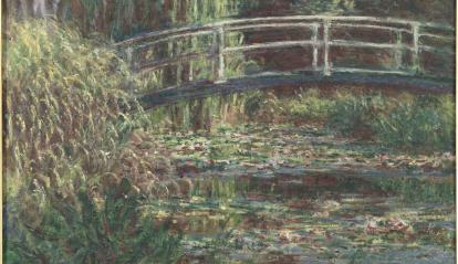 Claude Monet, «Le bassin aux nymphéas, harmonie rose» [El estanque de los nenúfares, armonía rosa], 1900. Musée d’Orsay.