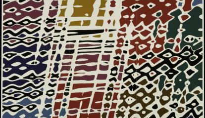 Raymond Hains, «Film abstrait» [Filme abstracto], 1952-1976. Centre Pompidou, París. Musée national d’art moderne / Centre de création industrielle AM 1977-619. 