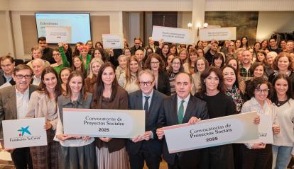 Acto de resolución de la Convocatoria de Proyectos Sociales Galicia 2025 en A Coruña.