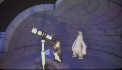 Fotograma de la proyección de Polaris.