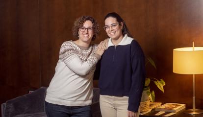 Elisa Sanz i Marta Gutiérrez, psicòlogues expertes en dol de l'Equip d'Atenció Psicosocial (EAPS) Mutuam.