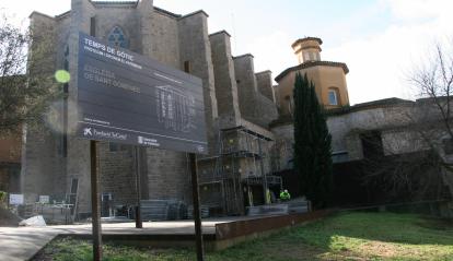 Imatge de l'Església de Sant Domènec de Girona. 