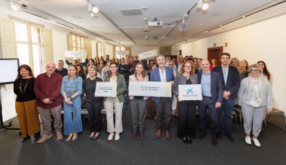 Foto de familia en el acto de presentación de la Convocatoria Proyectos Sociales Islas Baleares 2025.