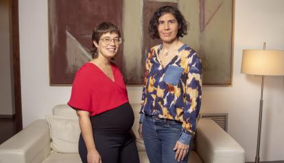 Nadia Ahufinger y Mari Aguilera, coautoras del estudio.