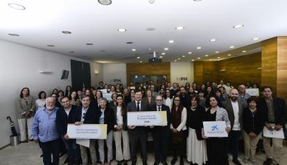 Foto de famillia en el acto de resolución de la Convocatoria de Proyectos Sociales Castilla y León 2025 en Valladolid.