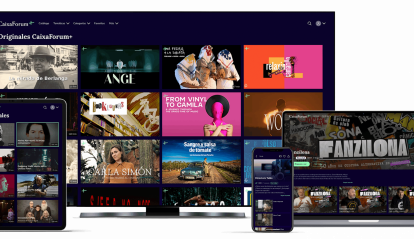 CaixaForum+ puede visualizarse en varios dispositivos.