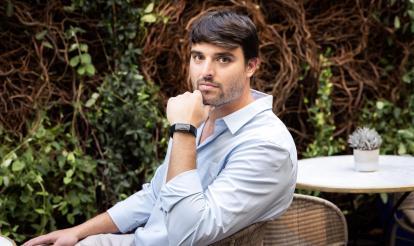 Juan Argote, becari de la Fundació ”la Caixa” i director d'Aurora Data Solutions.