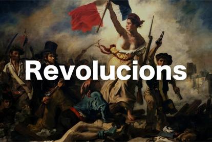 Cartel del ciclo Revoluciones en CaixaForum Barcelona.
