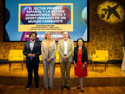 El IECAH, la Fundación ”la Caixa” y la AECID analizan el papel del sector privado español en la acción humanitaria