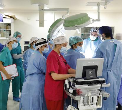 El equipo de BCNatal trabaja en el proyecto Placenta Artificial.