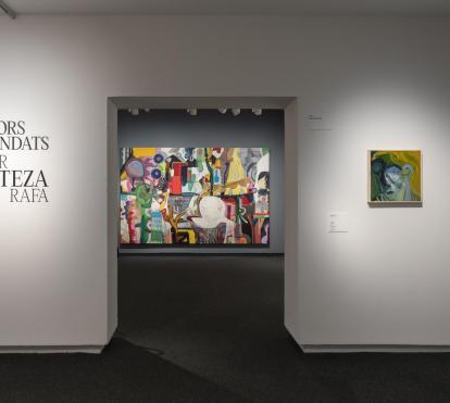 Imagen de la entrada a una de las salas de la exposición «Rumores infundados. Javier y Rafa Forteza» en CaixaForum Palma.