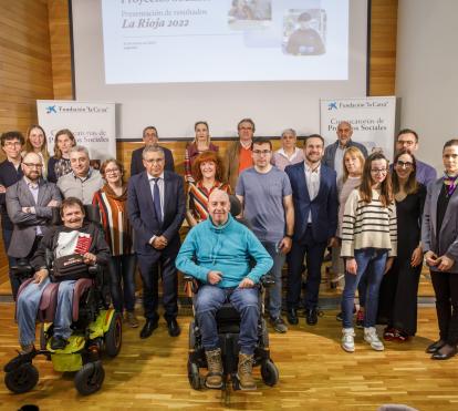 La resolución de la Convocatoria de Proyectos Sociales La Rioja se ha presentado en Logroño con las entidades seleccionadas. © JPEG Estudio / Fundación ”la Caixa”.