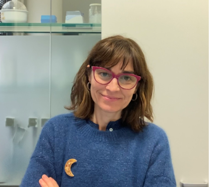Núria Camarero Palao, investigadora del grupo de Nanosondas y Nanoconmutadores del Instituto de Bioingeniería de Cataluña (IBEC).