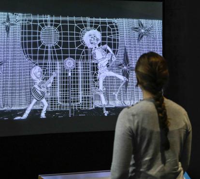 Una imagen de la exposición La Ciencia de Pixar en el Museo de la Ciencia CosmoCaixa.
