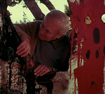 Fotograma film Miró íntimo.