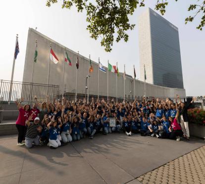 60 Spanish students have been received at the United Nations headquarters in New York to present their proposals on social change and sustainability to the international organisation's Focal Point on Youth.