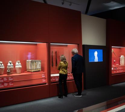 Fruto de una nueva colaboración entre la Fundación ”la Caixa” y el British Museum de Londres, la exposición explica la idea de la momificación .