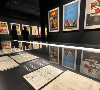 Interior Berlanga. Cine, vida y humor en CaixaForum Barcelona.