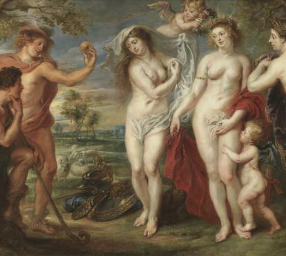 Peter Paul Rubens, The Judgement of Paris, ca. 1638. Oil on canvas.