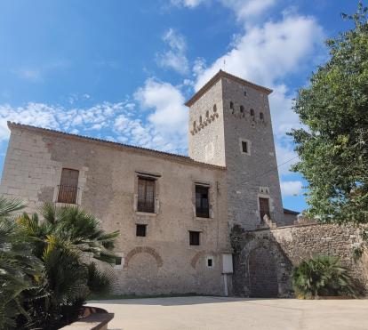 Vista general de l’Hospital de Cervelló a Olesa de Bonesvalls després de la seva rehabilitació.