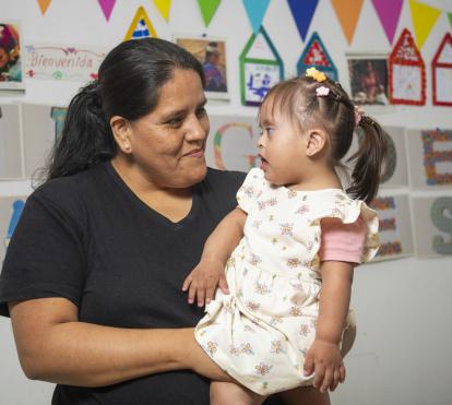 Sherley and her daughter Rebecca.