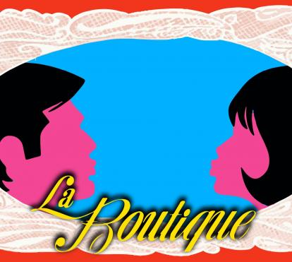 Cartell de la pel·lícula La boutique de Luis García Berlanga. 