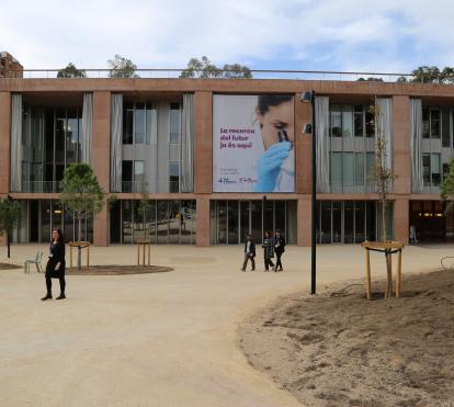 El nuevo edificio del Vall d'Hebron Instituto de Investigación.