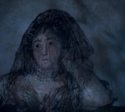 Philippe Parreno, frame from La quinta del sordo, 2021.
