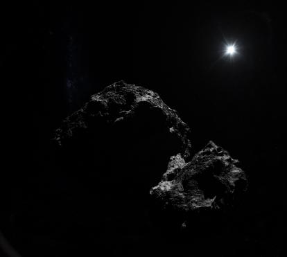 Imagen del cometa 67P/Churyumov-Gerasimenko