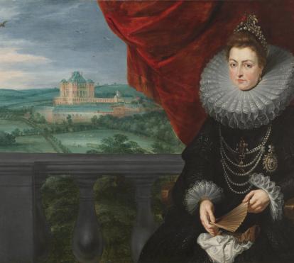 Pedro Pablo Rubens y Jan Brueghel el Viejo, «La infanta Isabel Clara Eugenia», h. 1615. Óleo sobre lienzo.