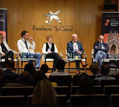 Encuentro del Think-tank Global sobre Esteatosis Hepática, celebrado los días 5 y 6 de junio en el Palau Macaya de Barcelona con el apoyo del Instituto de Salud Global de Barcelona (ISGlobal).