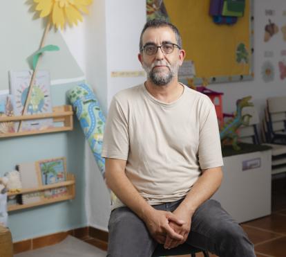 Esteban Burillo, coordinador de los programas sociales de la asociación El Arca.