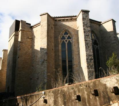 Imatge de l'Església de Sant Domènec de Girona. 