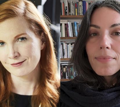 Kate Crawford, experta en IA y autora de Atlas de IA, y Marta Peirano, periodista especializada en tecnología y poder.