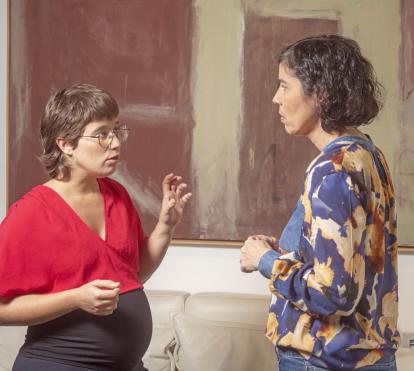 Nadia Ahufinger y Mari Aguilera, coautoras del estudio.