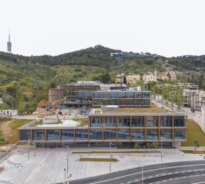 El CaixaResearch Institute, vist des d’un dron