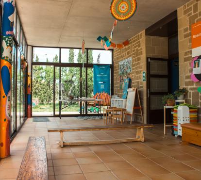 Una de las aulas del CEIP Ramón y Cajal de Alpartir. 