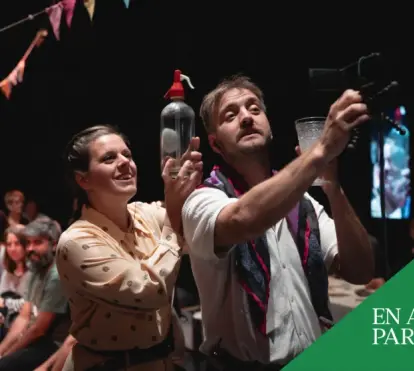 Imatge de la funció IAIA Un espectacle de Mambo Project, a CaixaForum Barcelona.