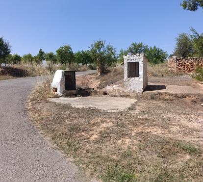Un dels aljubs d'Utiel recuperats.