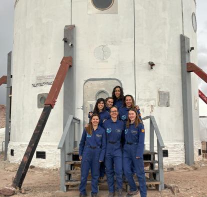 Las mujeres que forman la tripulación del Hypatia II
