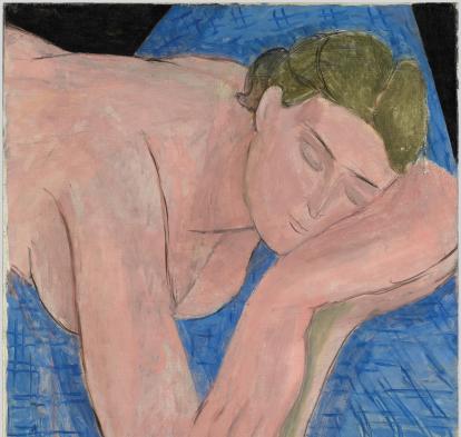 Henri Matisse, Le Rêve [El sueño], mayo de 1935. Centre Pompidou, Paris. Musée national d’art moderne / Centre de création industrielle AM 1979-106.