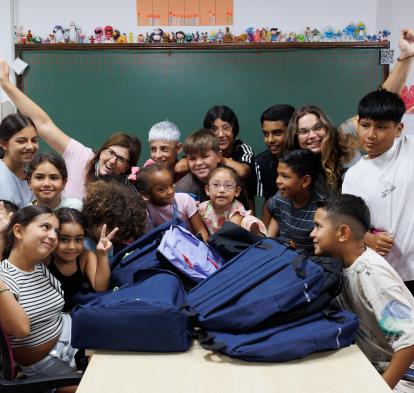 la Fundación ”la Caixa” proporciona apoyo socioeducativo a más de 65.000 niños y niñas en situación de vulnerabilidad.