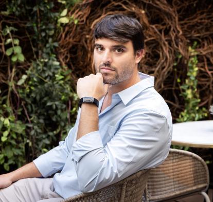 Juan Argote, becario de la Fundación ”la Caixa” y director de Aurora Data Solutions.