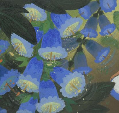 Dibuix conceptual de Mary Blair per a l'adaptació de Walt Disney d'Alícia al país de les meravelles, 1951.