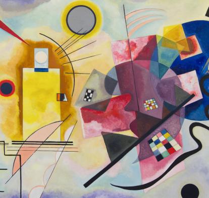 Imagen del documental «Kandinsky: voir la musique, réinventer la peinture», de Pierre-Henri Gibert. Cinétévé, ARTE France y Centre Pompidou, con el apoyo de la Procirep-Angoa y el CNC, y la participación de CaixaForum+