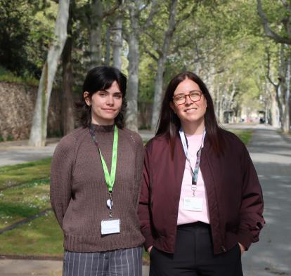 Las investigadoras Anna Brugulat y Clara Gallay.