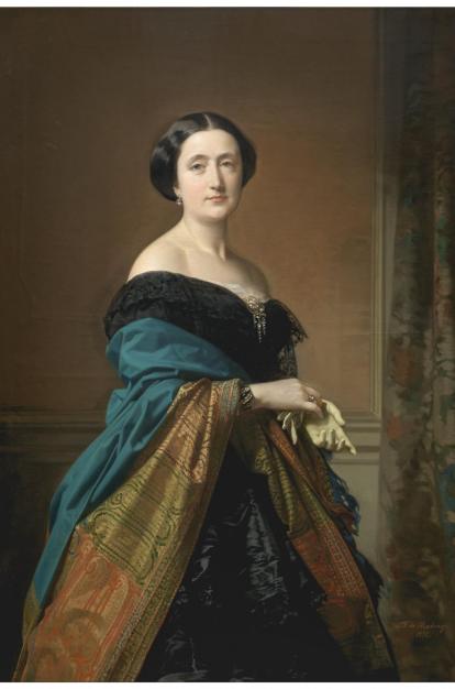 Federico de Madrazo y Kuntz, Saturnina Canaleta, 1856. Óleo sobre lienzo. ©Archivo Fotográfico. Museo Nacional del Prado.