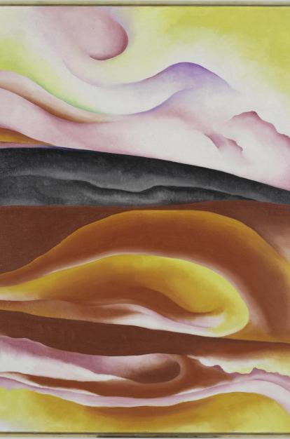 Georgia O’Keeffe, Red, Yellow and Black Streak [Estria vermella, groga i negra], 1924. Centre Pompidou, Paris Musée national d’art moderne – Centre de Création Industrielle.