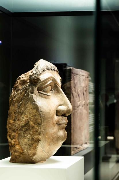 One of the pieces on display at the "Ashurbanipal" exhibition.